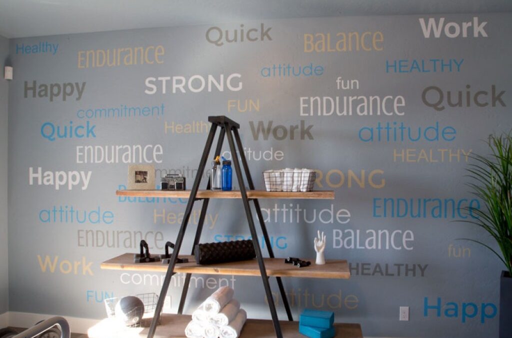 Spruce up your wall by choosing vinyl lettering!