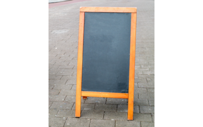 Attract More Business with A-Frame Wayfinding Signage